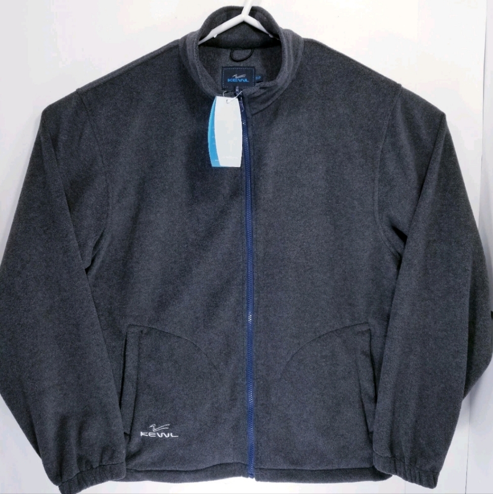 NWT KEWL Rink 3 In 1 Mens Small Fleece Jacket Full Zip Gray $75